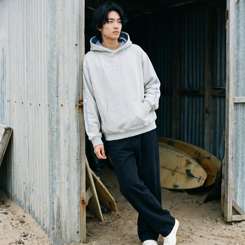 Plaid Hoodie 'Surf Trip'