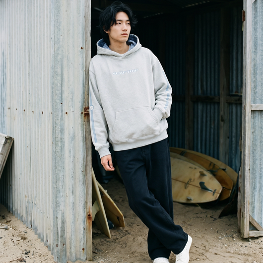 Plaid Hoodie 'Surf Trip'